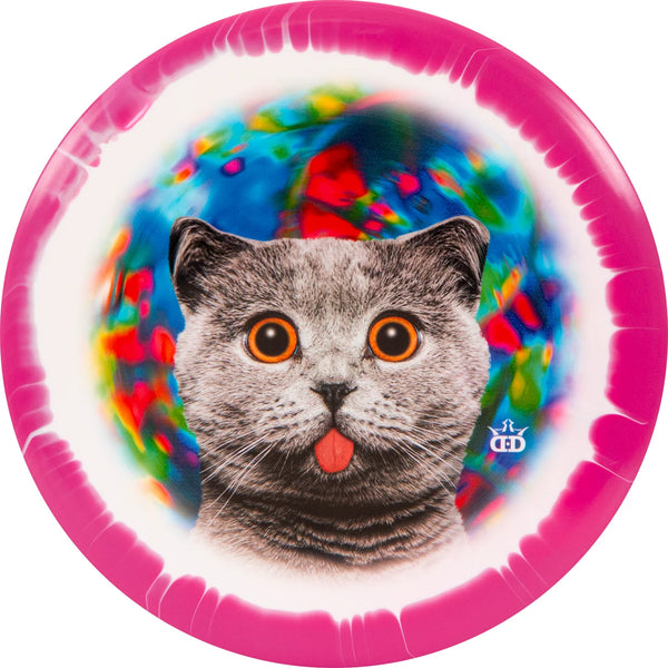 Dynamic Discs Fuzion Orbit Verdict - DyeMax Space Kitty Trippin