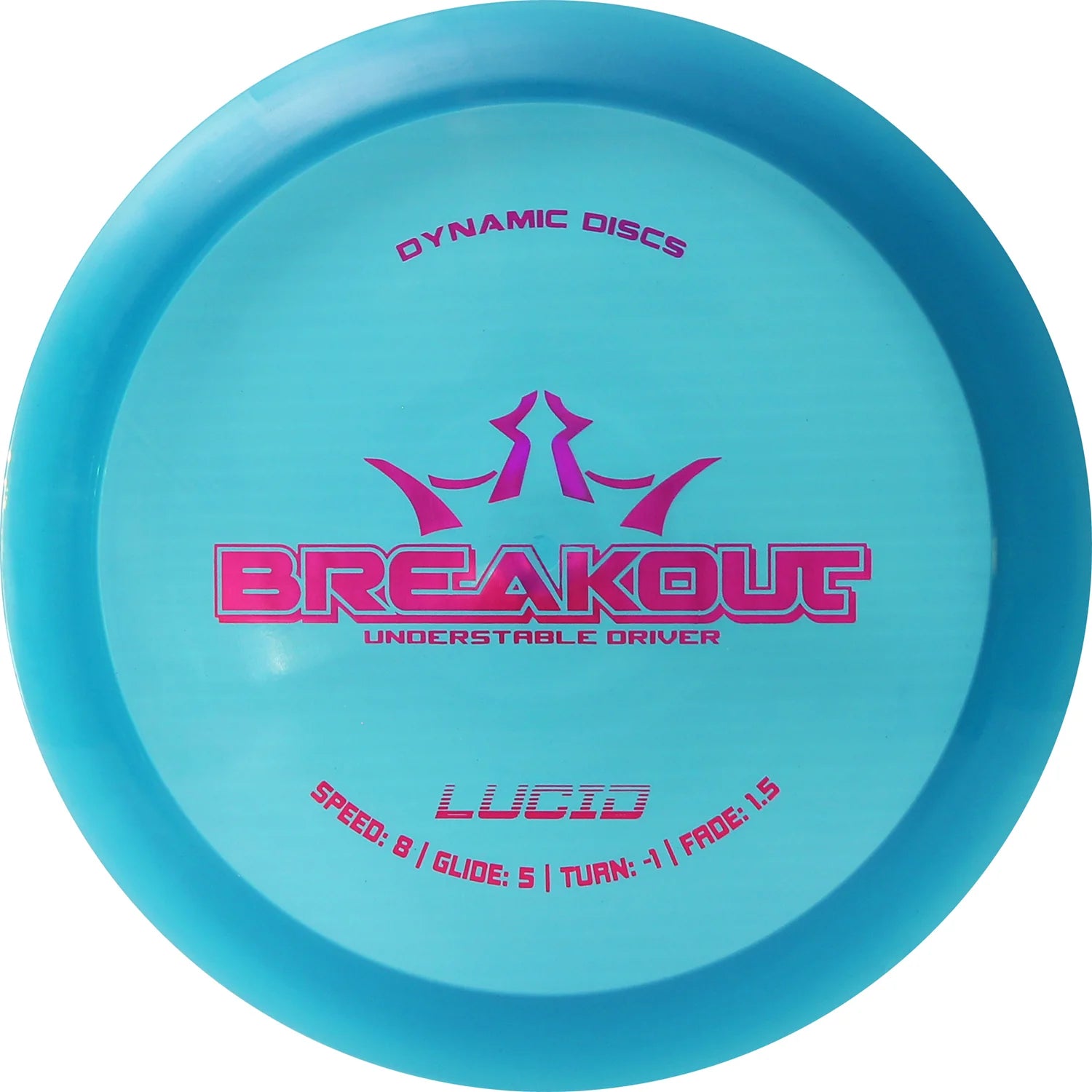 Dynamic Discs Lucid Breakout | Fairway Driver 8/5/-1/1.5 | Local Route