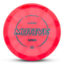Dynamic Discs Lucid Burst Motive fairway driver disc, red and light red disc
