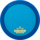 Dynamic Discs Lucid Heist distant driver disc, First Run stamp, blue disc