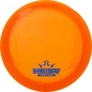 Dynamic Discs Lucid Heist distant driver disc, First Run stamp, orange disc