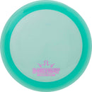 Dynamic Discs Lucid Heist distant driver disc, First Run stamp, turquoise disc