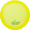 Dynamic Discs Lucid Heist distant driver disc, First Run stamp, yellow disc