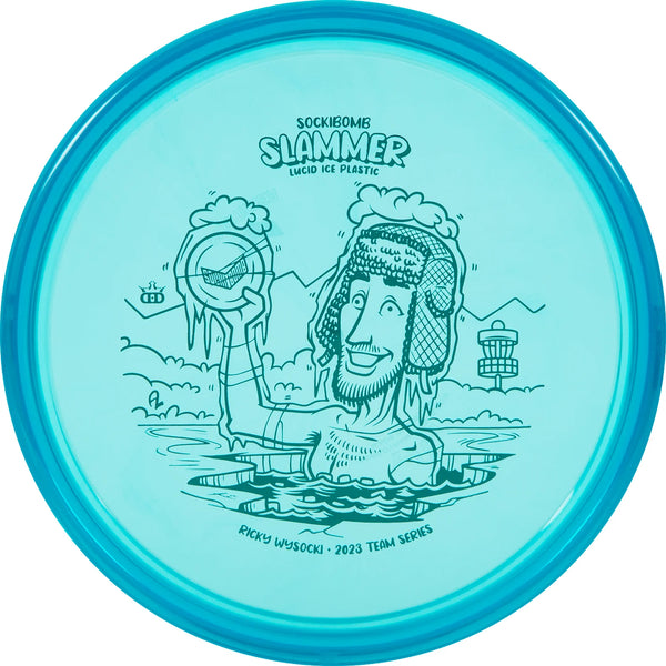 Dynamic Discs Lucid-Ice Sockibomb Slammer - Ricky Wysocki Ice Bath