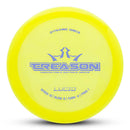 Dynamic Discs Lucid Treason driver disc, yellow disc