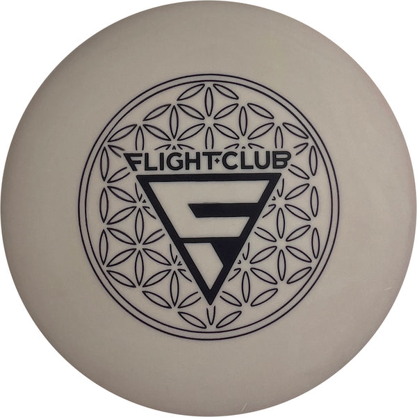 EV-7 OG Firm Telos putt & approach disc, Flight Club stamp, light pink disc