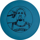 EV-7 OG Soft Phi putt & approach disc, PDGA Rodman stamp, blue disc