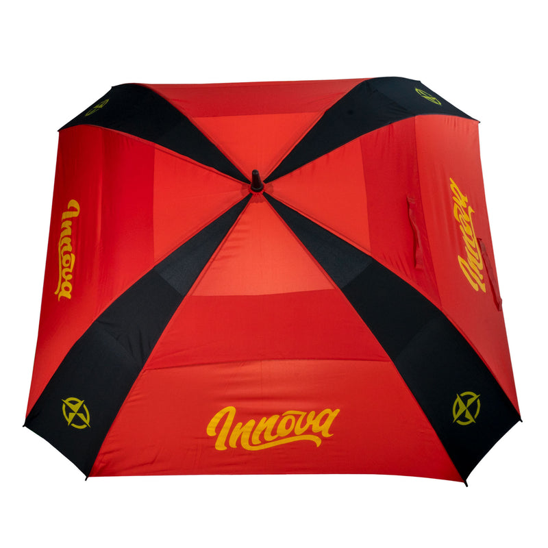 Innova Flow Square Umbrella - Red and Black