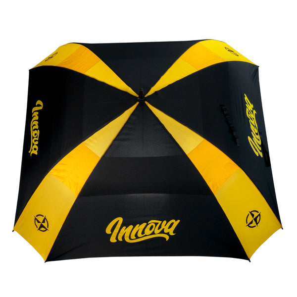 Innova Flow Square Umbrella - Black and Yellow