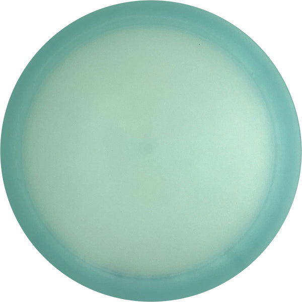 Gateway Diamond Superglow Assassin fairway driver disc, Blank (no top stamp) stamp, light blue disc