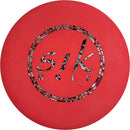 Gateway Evolution HPP Wizard putt & approach disc, Sik Golf stamp, red disc