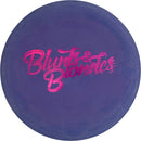 Gateway SSS Wizard putt & approach disc, Blunts and Blondes stamp, purple disc