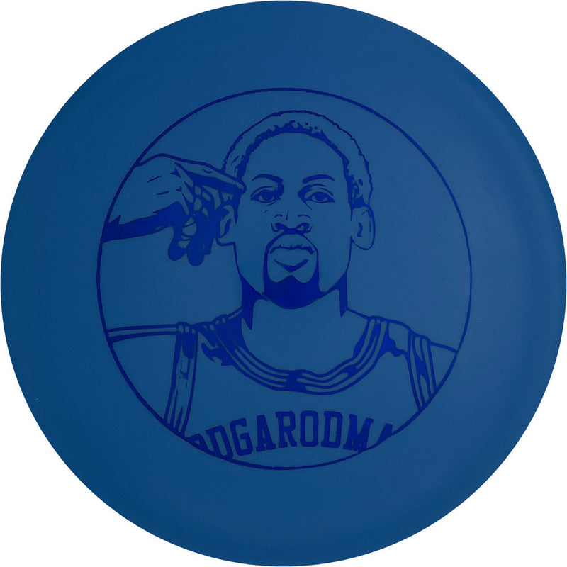 Gateway Suregrip Spear fairway driver disc, PDGA Rodman stamp, blue disc