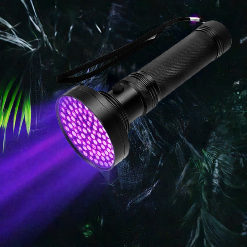 100 LEDs UV Flashlight