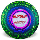 Innova Champion Tie Dye Gorgon driver disc, tie dye disc