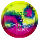 Innova Champion Tie Dye Lynx fairway driver disc, Overstamped IT stamp, tie dye disc