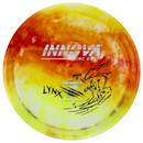 Innova Champion Tie Dye Lynx fairway driver disc, Overstamped IT stamp, tie dye disc