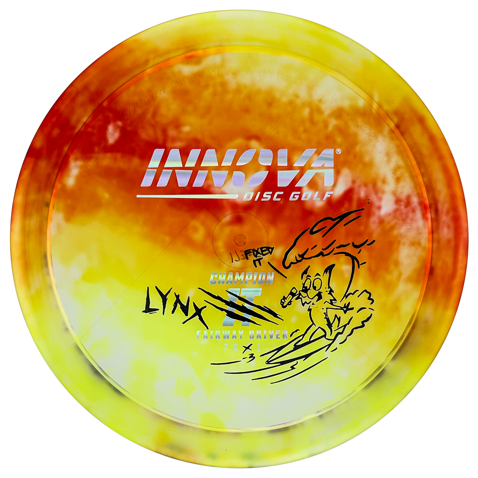 Innova Champion Tie Dye Lynx - Overstamped IT | Fairway Driver 7/6/-3/1 ...