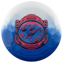 Innova Duo Destroyer driver disc, Calvin Heimburg 2026 Tour Series stamp, white and blue disc