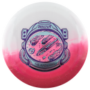 Innova Duo Destroyer driver disc, Calvin Heimburg 2026 Tour Series stamp, white and pink disc