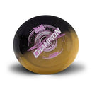 Innova Duo Destroyer driver disc, Calvin Heimburg 2026 USDGC Champion stamp, gold and black disc