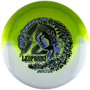 Innova Duo Leopard3 fairway driver disc, Ohn Scoggins 2026 Tour Series stamp, white and green disc