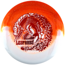 Innova Duo Leopard3 fairway driver disc, Ohn Scoggins 2026 Tour Series stamp, white and orange disc