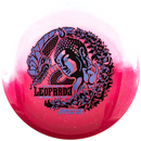 Innova Duo Leopard3 fairway driver disc, Ohn Scoggins 2026 Tour Series stamp, white and pink disc