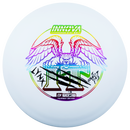 Innova DX Lynx fairway driver disc, Overstamped IT stamp, white disc