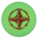Innova DX Mamba driver disc, Holly First Run DX Mamba stamp, green disc