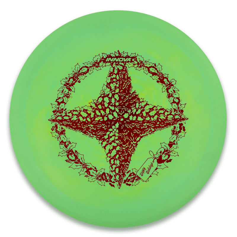 Innova DX Mamba driver disc, Holly First Run DX Mamba stamp, green disc