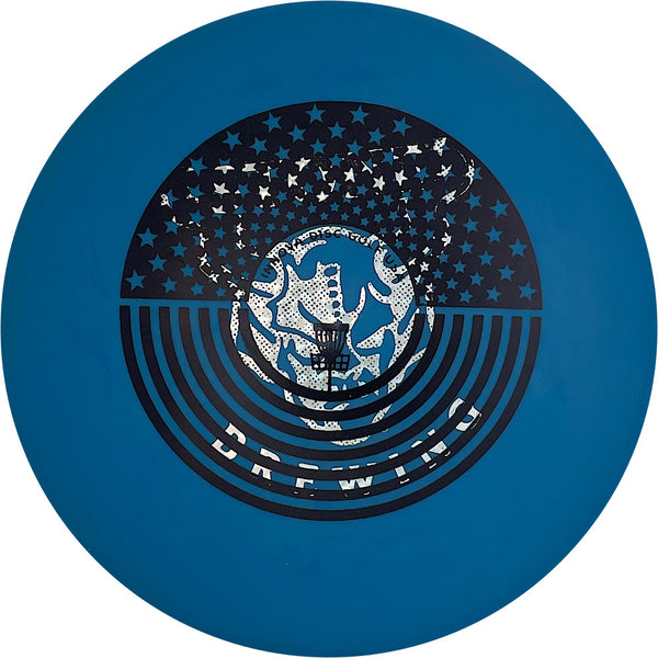 Innova DX Shark midrange disc, Double Stamp stamp, blue disc