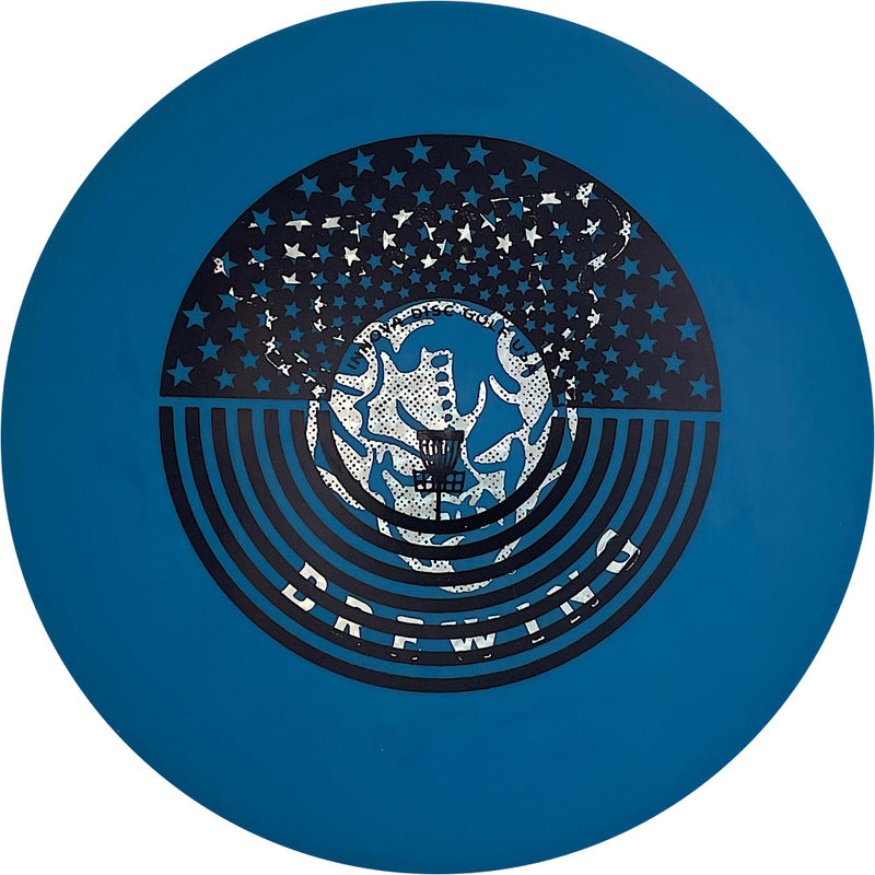 Innova DX Shark midrange disc, Double Stamp stamp, blue disc