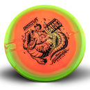 Innova Halo Champion Gator3 midrange disc, Rasmus Saukkoriipi 2026 Tour Series stamp, peach disc with light green rim