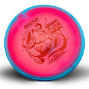 Innova Halo Champion Gator3 midrange disc, Rasmus Saukkoriipi 2026 Tour Series stamp, pink disc with blue rim