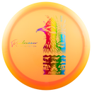 Innova Halo Champion Roadrunner driver disc, LE Desert Roadrunner stamp, orange disc with orange rim