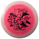 Innova Halo Champion Shryke driver disc, Jessica Weese 2025 Tour Series stamp, pink disc with white rim