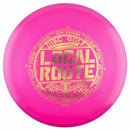 Innova Halo Champion Stingray midrange disc, Local Route 2026 Circle the Bay stamp, magenta disc with magenta rim