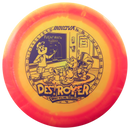 Innova Halo Star Destroyer driver disc, Bradley Williams 2025 Tour Series "Baby Destroyer" stamp, dark yellow disc with orange rim