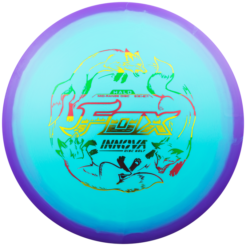 Innova Halo Star Fox midrange disc, turquoise disc with purple rim