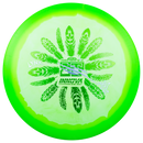 Innova Halo Star Lynx fairway driver disc, Overstamped IT stamp, light green disc with green rim