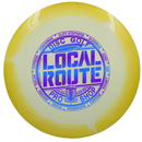 Innova Halo Star Rollo midrange disc, Local Route "Circle the Bay" stamp, blue disc with blue rim