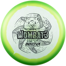Innova Halo Star Wombat3 midrange disc, white disc with green rim