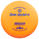 Innova JK Pro Aviar-X putt & approach disc, Ohn Scoggins 2025 World Champion Signature Series stamp, orange disc