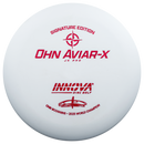 Innova JK Pro Aviar-X putt & approach disc, Ohn Scoggins 2025 World Champion Signature Series stamp, white disc