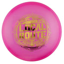 Innova Luster Champion Classic Roc putt & approach disc, Local Route 2026 Circle the Bay stamp, purple disc