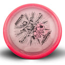Innova Moondust Halo Champion Power Disc2 driver disc, Väinö Mäkelä 2026 Tour Series stamp, pink disc with pink rim