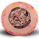 Innova Party Time Calvin Heimburg Toro midrange disc, Calvin Heimburg 2026 OTB Open Champion stamp, pink disc