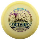 Innova Proto Glow Champion Eagle fairway driver disc, Gregg Barsby 2025 Tour Series stamp, yellow disc