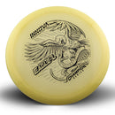 Innova Proto Glow Champion Eagle-L fairway driver disc, Sofia Donnecke 2026 Tour Series stamp, light yellow disc